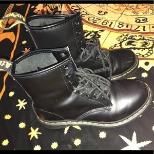 Matte Black Doc Martens